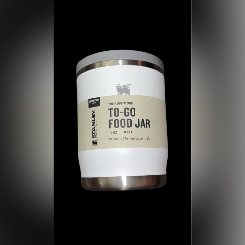 Stanley White and Silver Insulated Food Jar Brand New